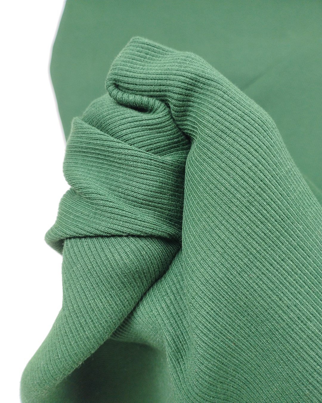 Zümrüt Yeşili Kaşkorse Ribana Kumaş Esnek Yumuşak Bodylik & Bluzluk En: 110cm