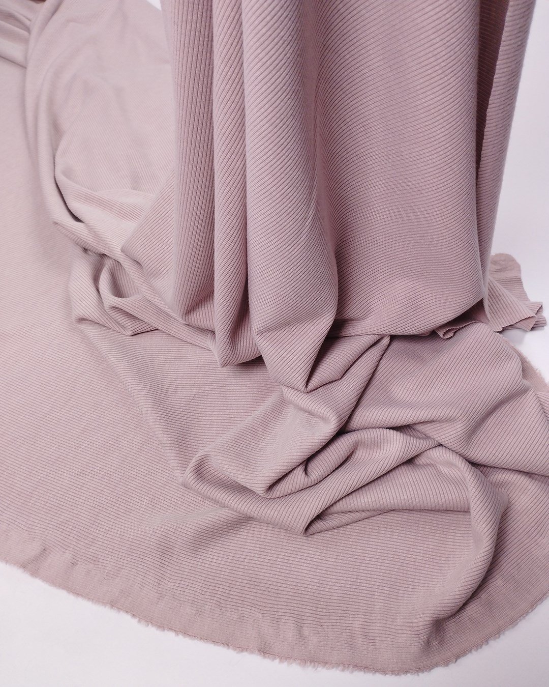 Küllü Açık Pembe Kaşkorse Örme Kumaş Esnek Yumuşak Bluzluk En: 120cm
