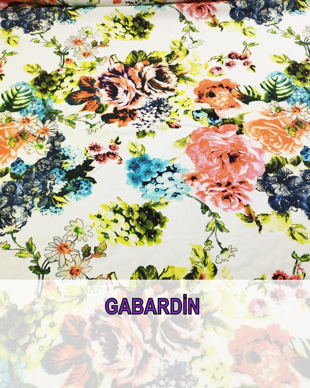 Gabardin Çiçekli En: 140 