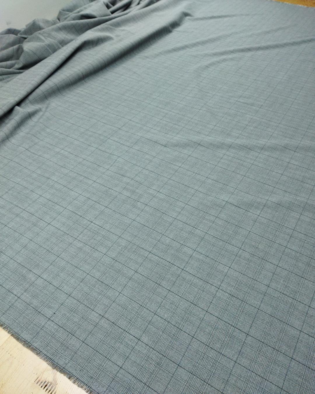 Gabardin Gri Ekoseli (En 150 cm x Boy 330 cm)