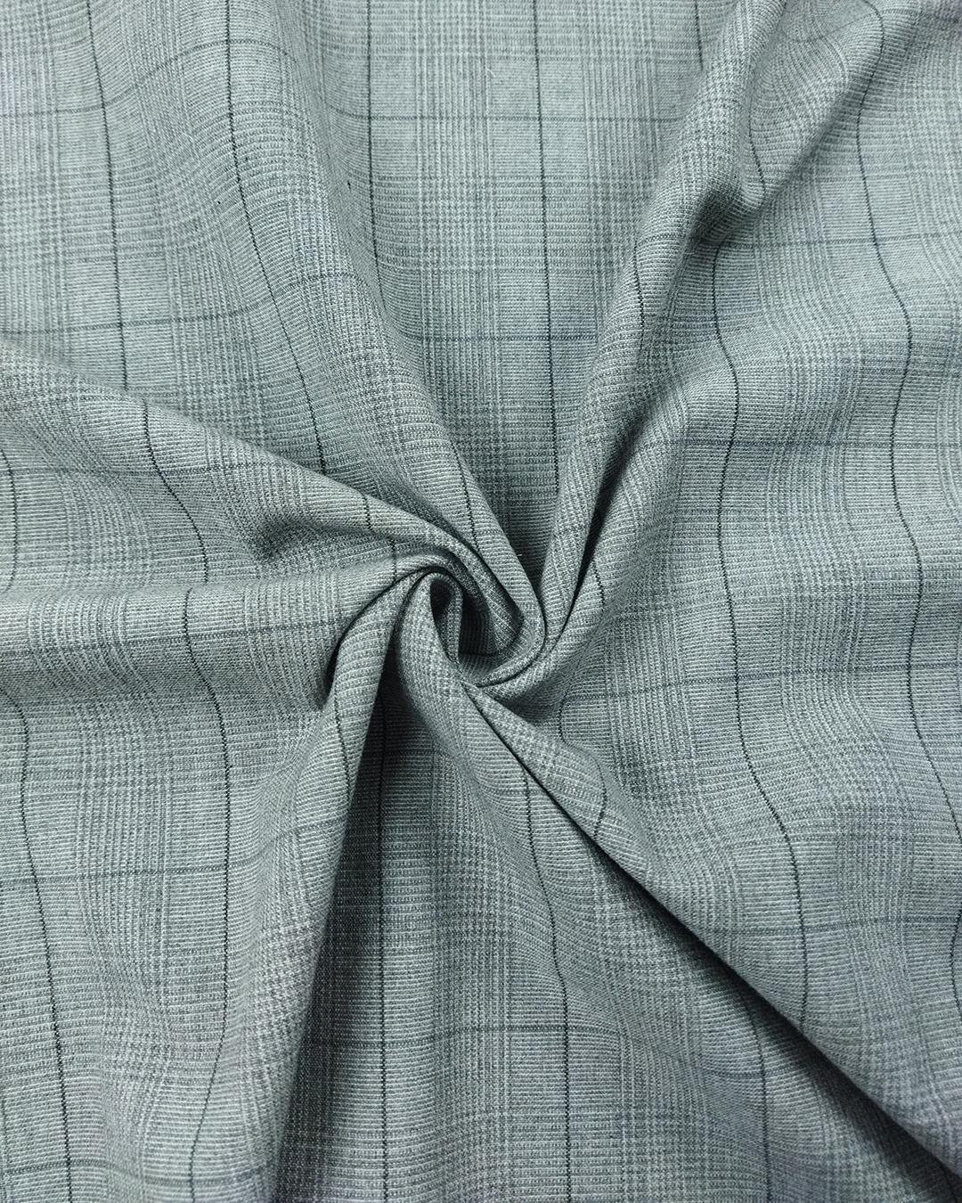 Gabardin Gri Ekoseli (En 150 cm x Boy 330 cm)