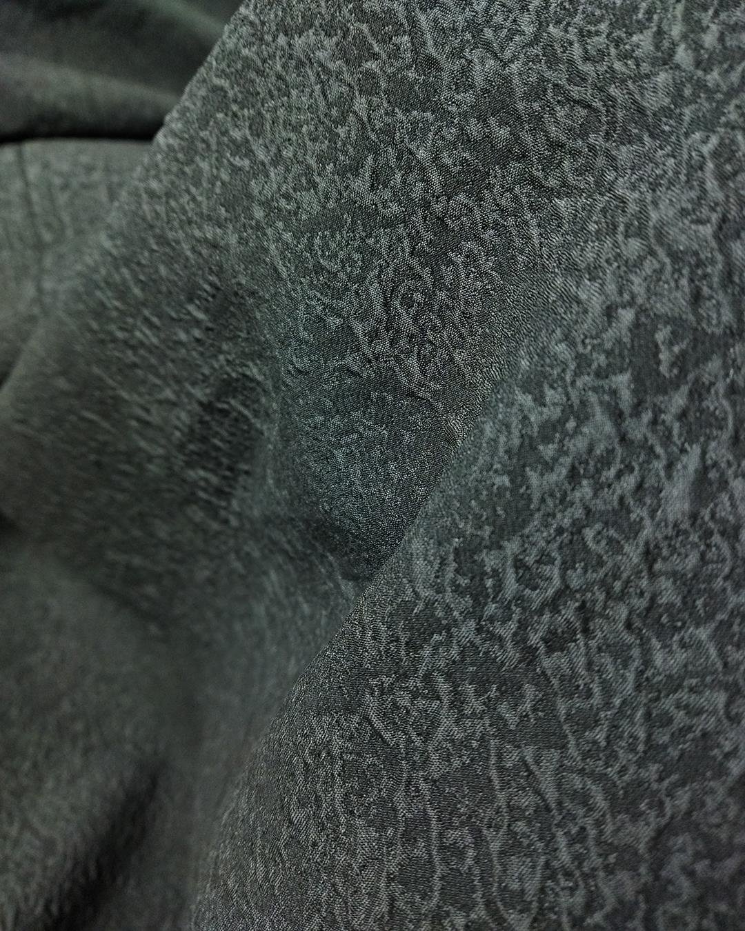 Gabardin Kabartma Desenli Siyah Renk En: 135 cm