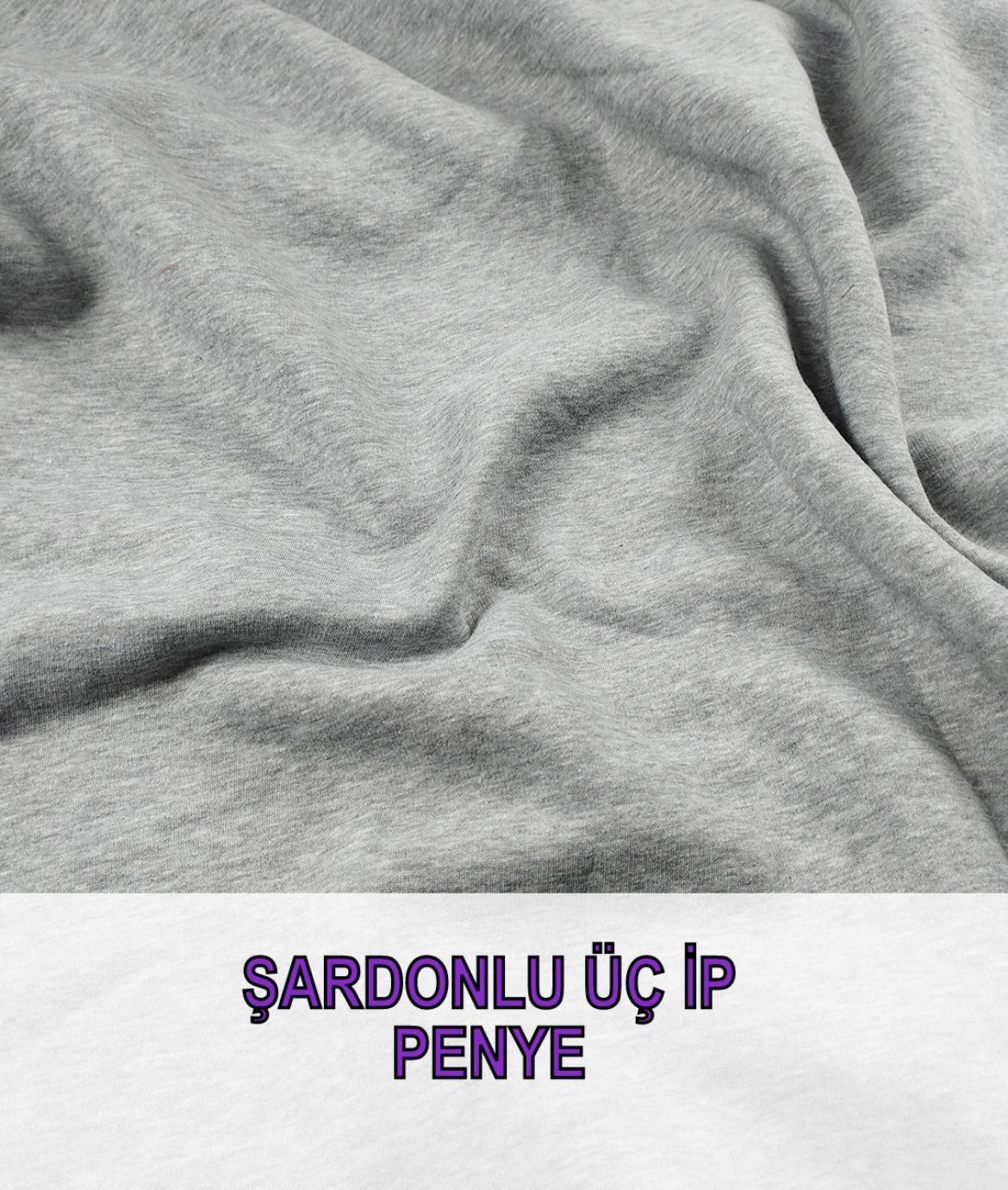 Gri Renkte Şardonlu 3 İplik (En  140 cm x Boy  215 cm)