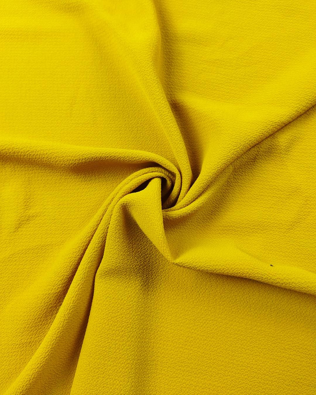 Hardal Renkte Kobe Krep Şifon (En 150 cm x Boy 180 cm)