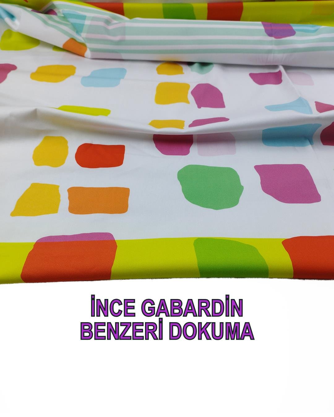 İnce Gabardin Canlı Renklerde (En 140 cm x Boy 340 cm)