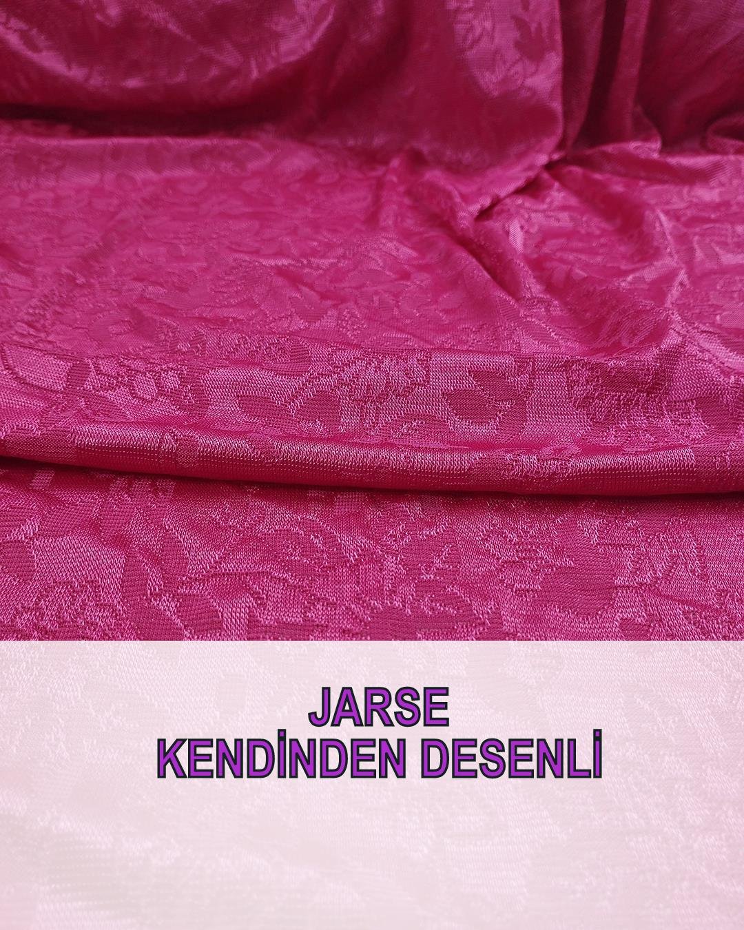 İnce Jarse Pembe Renkte En: 150 cm