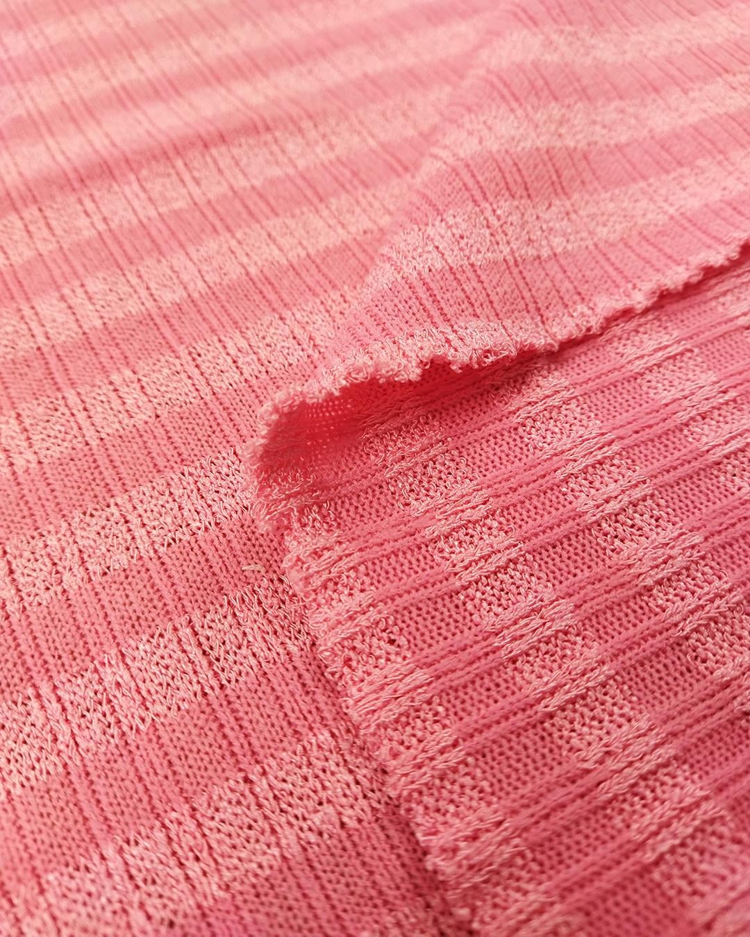 İnce Triko Örme Pembe Renkte (En 120 cm x Boy 170cm)