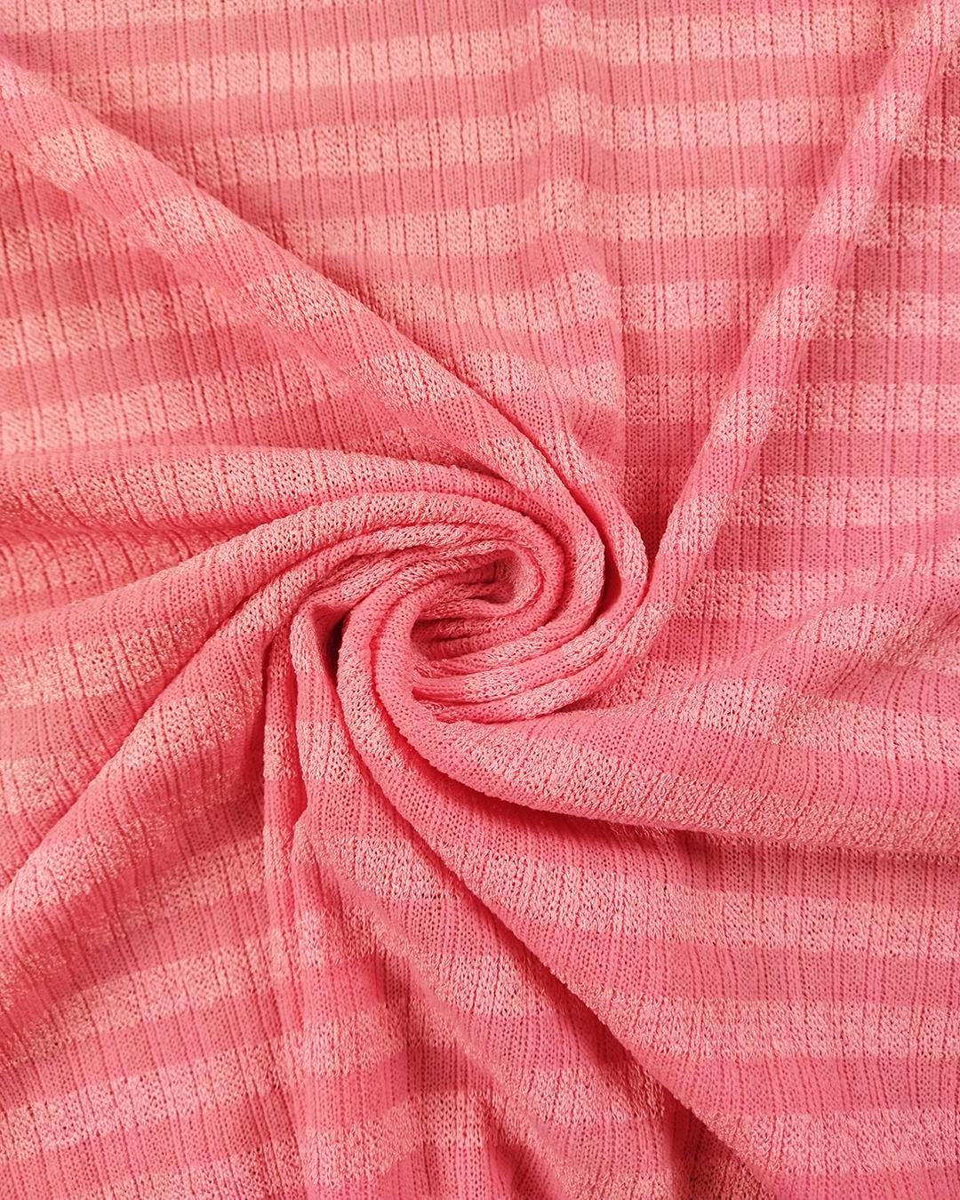 İnce Triko Örme Pembe Renkte (En 120 cm x Boy 170cm)
