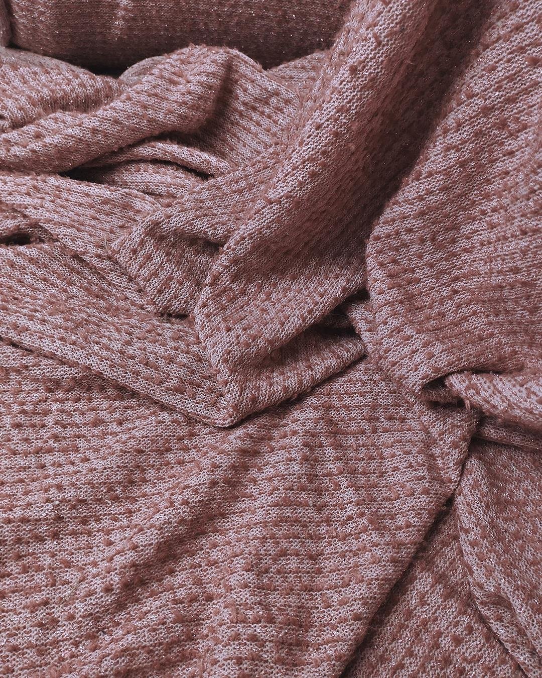 Işıltılı Örme Pembe Renkte En: 150 cm