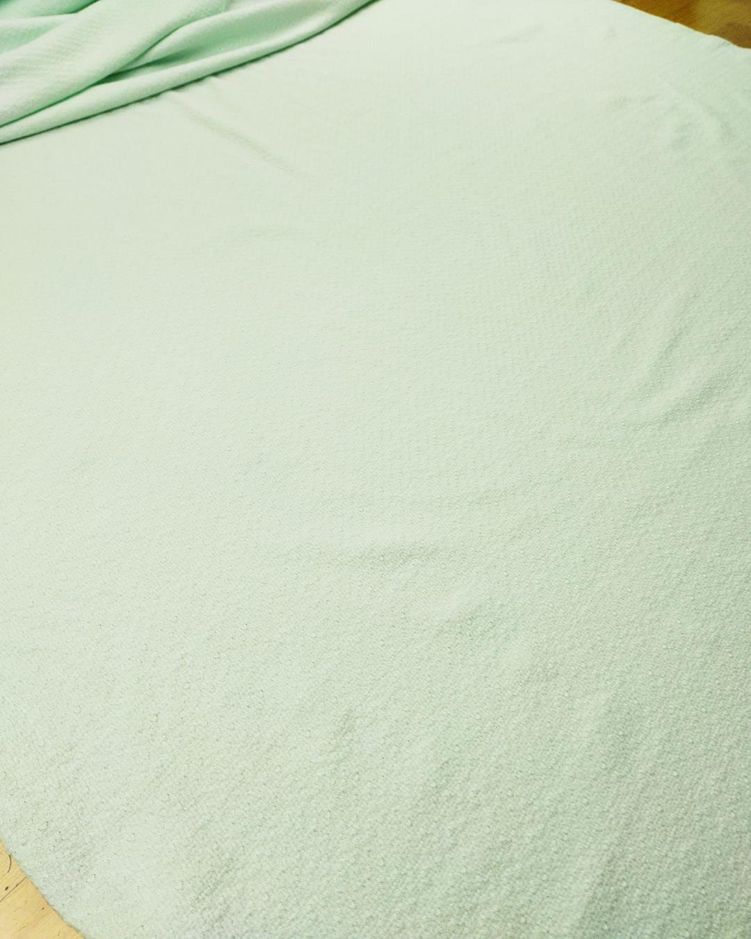Jakarlı Penye Mint Yeşili Renkte (En 110 cm x Boy 280 cm)