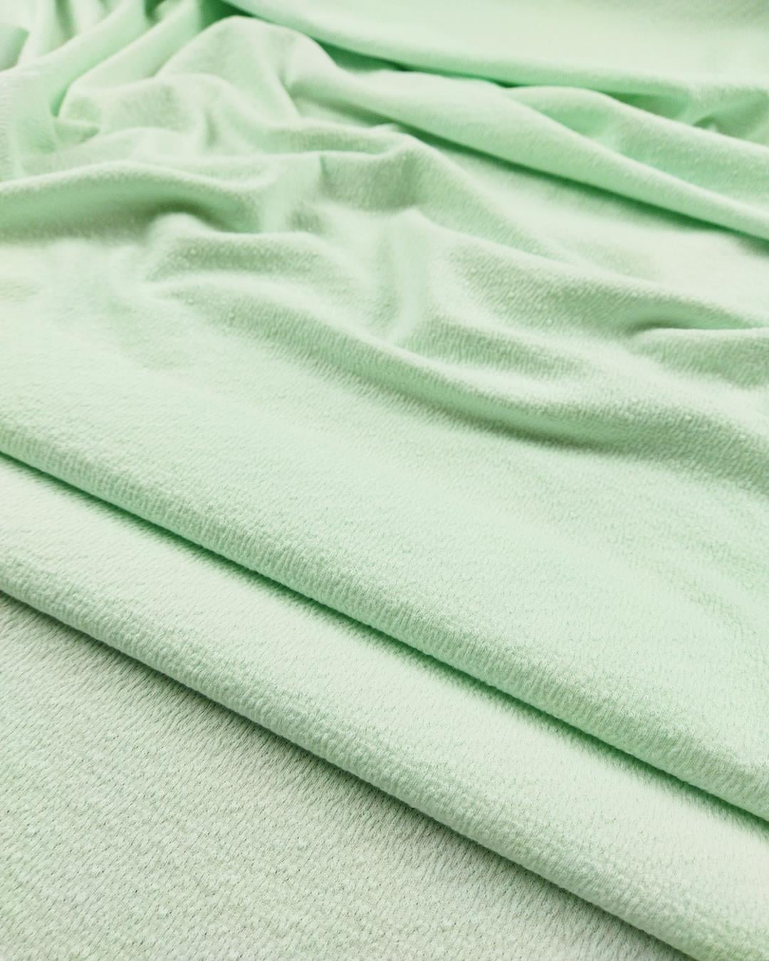 Jakarlı Penye Mint Yeşili Renkte (En 110 cm x Boy 280 cm)