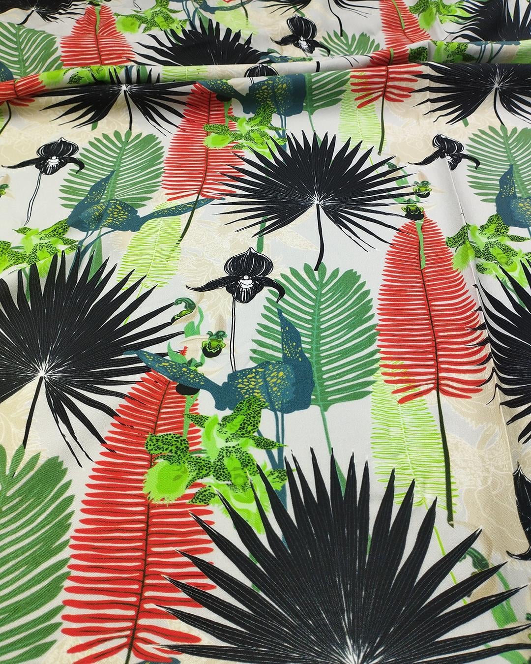 Jungle Desen Pamuk Viskon (En  140 cm x Boy  270 cm)