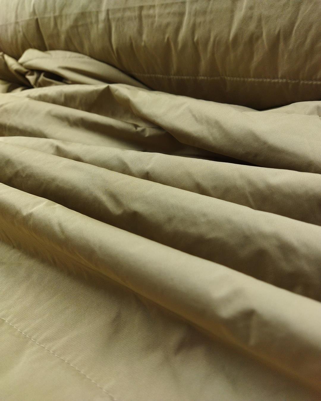 Kapitone Elyaflı Dikişler Enine Bej Renk (En 140 cm x Boy 150 cm)