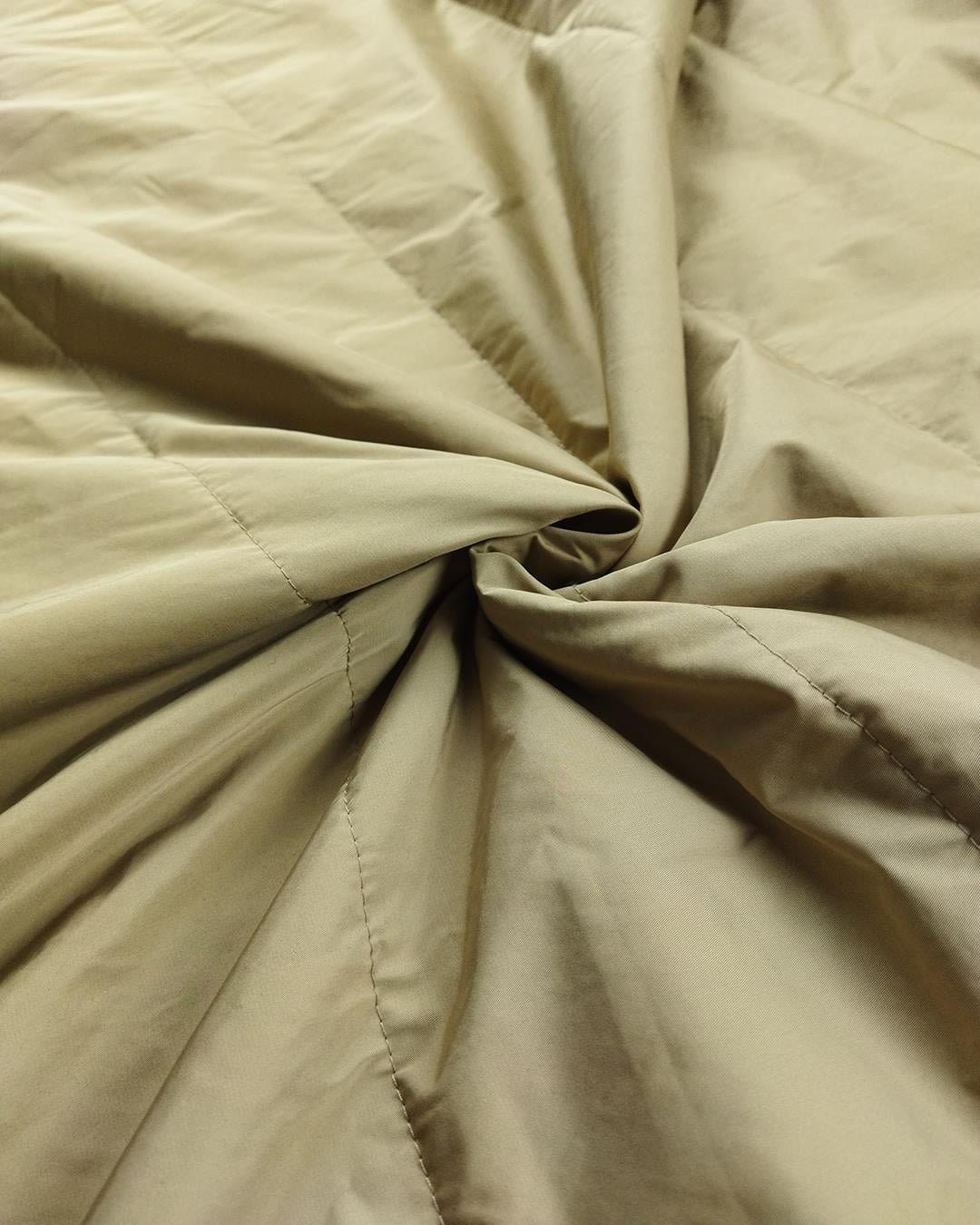 Kapitone Elyaflı Dikişler Enine Bej Renk (En 140 cm x Boy 150 cm)