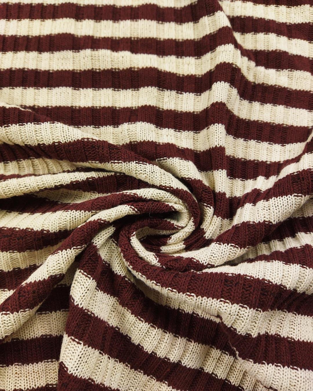 Kaşkorse Örme Krem Bordo Renklerde (En 140 cm x Boy 270 cm)