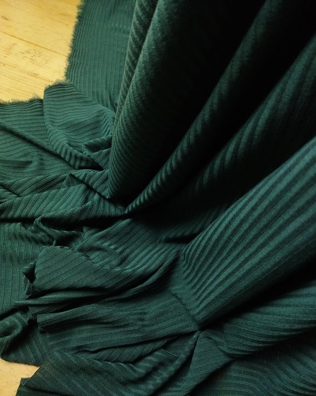 Kaşkorse Örme Yumuşak Pastel Zümrüt Yeşili En: 140 cm