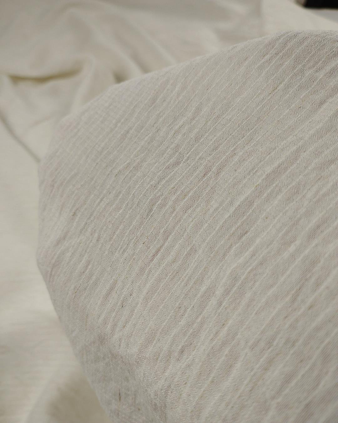 Kırçıllı Bej Renkte Viskon Keten (En  135 cm x Boy  240 cm)