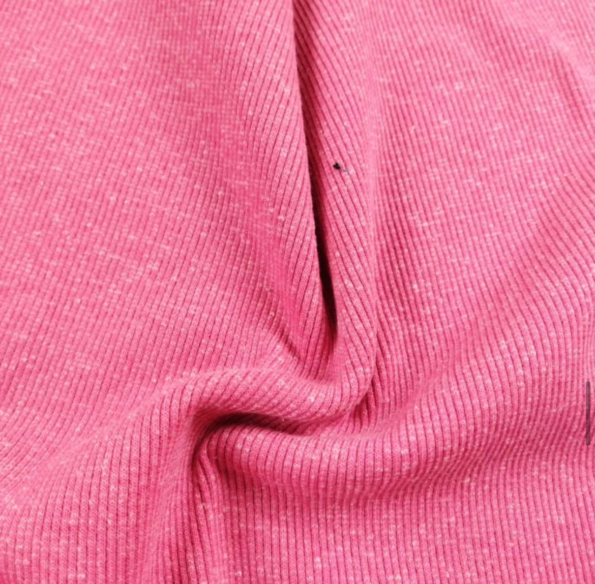 Kırçıllı Pembe Renkte Kaşkorse Ribana (En  110 cm x Boy  110 cm)