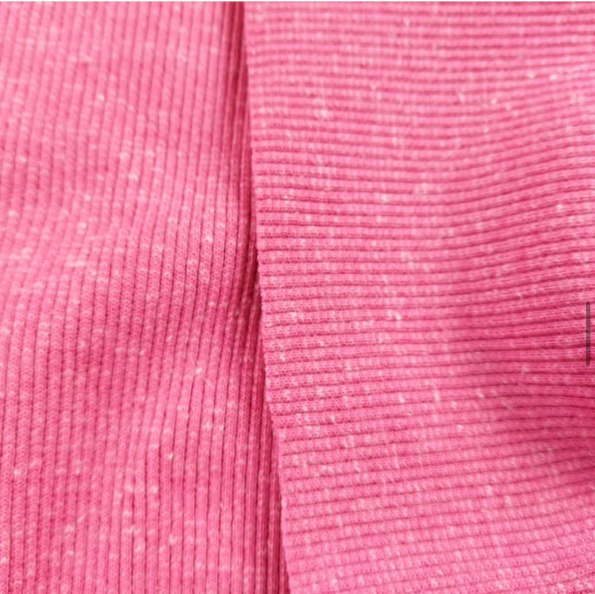 Kırçıllı Pembe Renkte Kaşkorse Ribana (En  110 cm x Boy  110 cm)