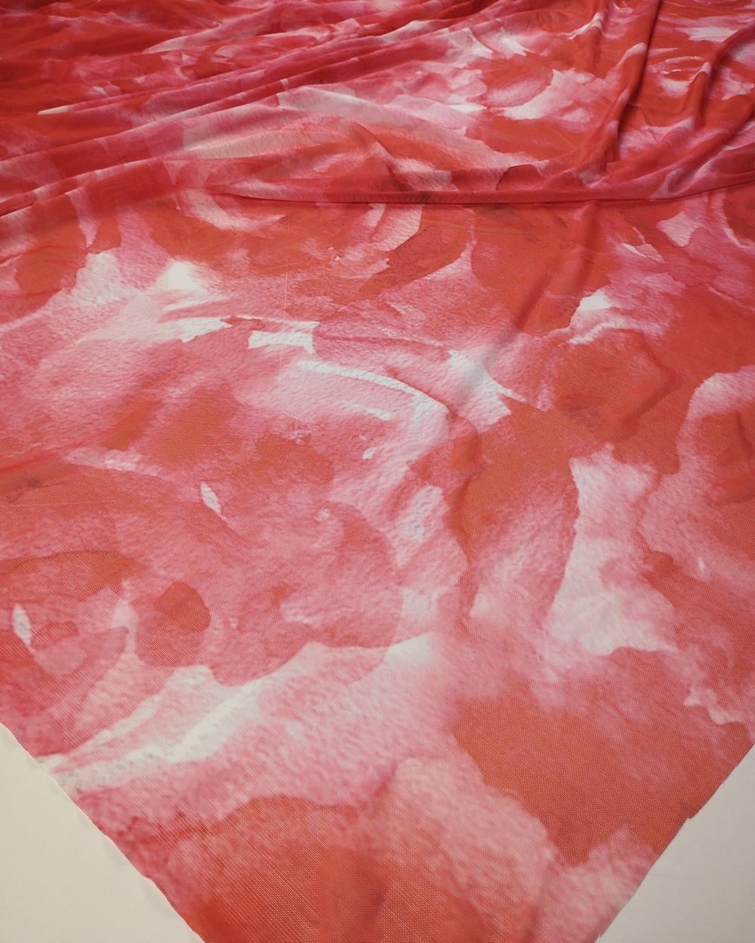 Kırmızı Pembe Renklerde File (En  140 cm x Boy  230 cm)