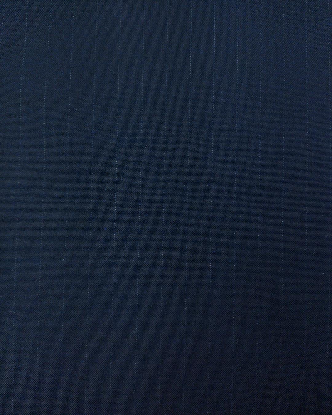 Koyu Lacivert Çizgili Gabardin En 150 cm x Boy 95 cm