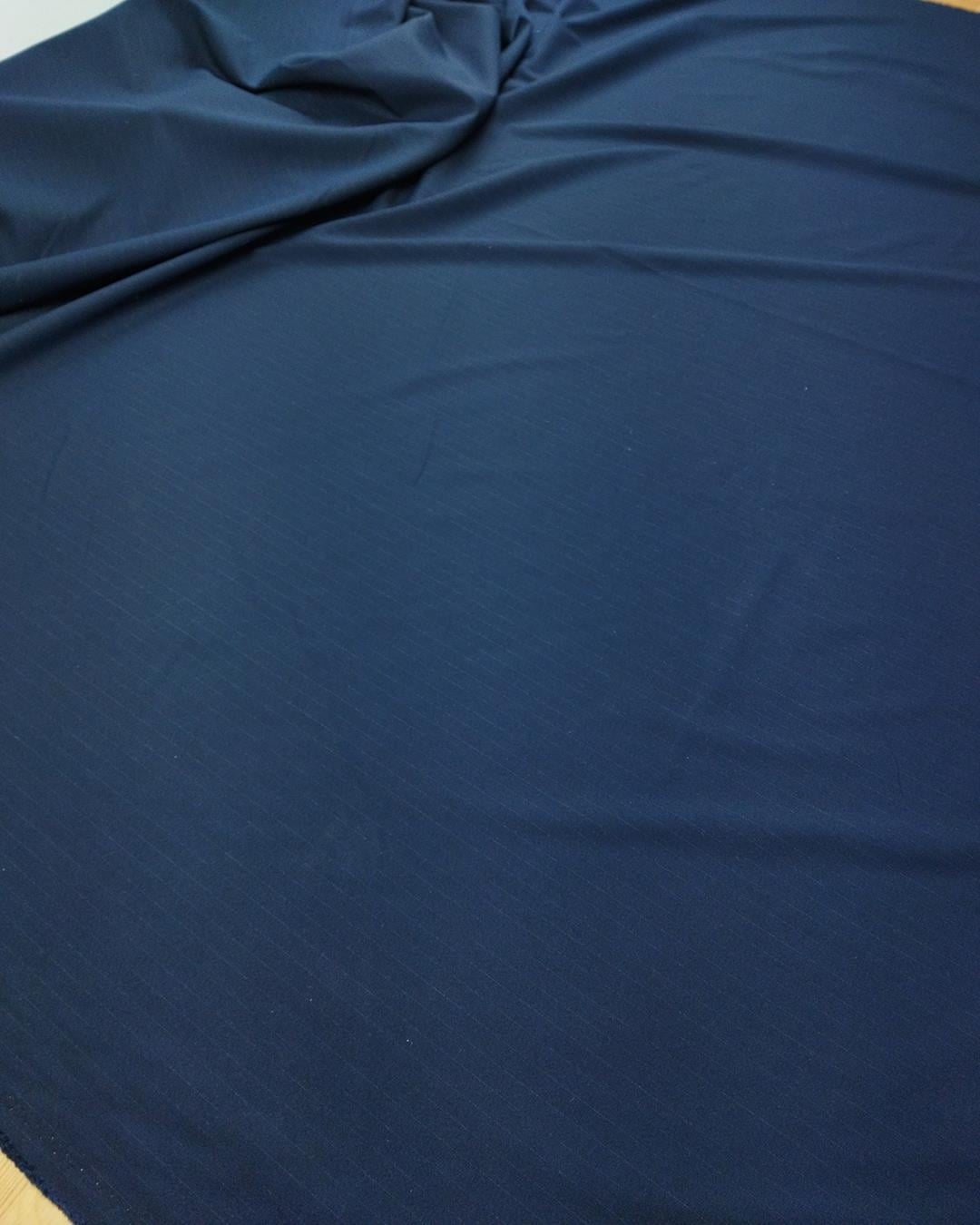 Koyu Lacivert Çizgili Gabardin En 150 cm x Boy 95 cm