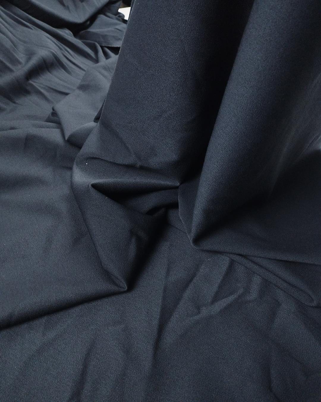 Koyu Lacivert Esnek Krep (En  130 cm x Boy 380 cm)