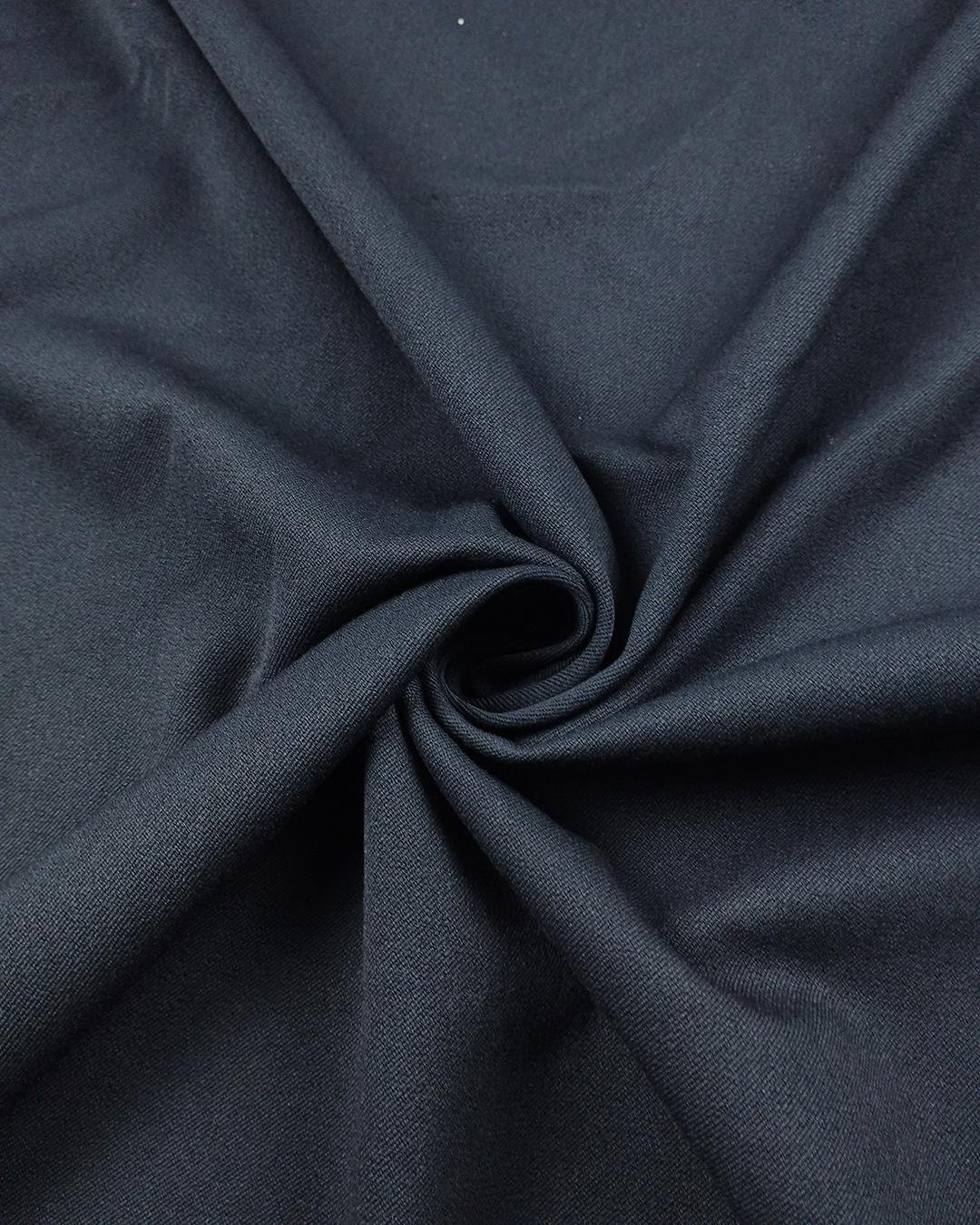 Koyu Lacivert Esnek Krep (En  130 cm x Boy 380 cm)