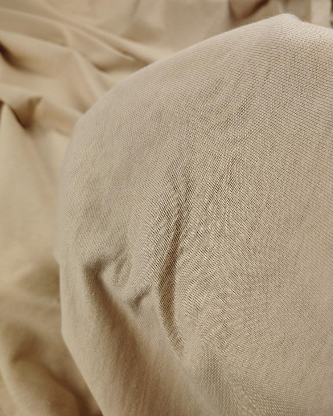 Krem Bej Arası Renkte Süprem Penye (En  135 cm x Boy  130 cm)