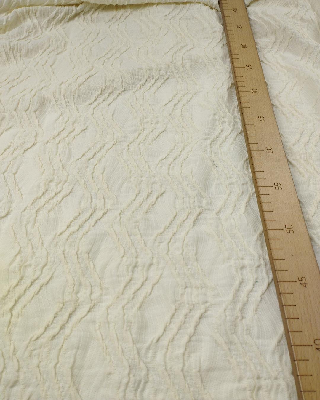 Krem Renkte Bürümcüklü Jarse (En  145 cm x Boy 300 cm)
