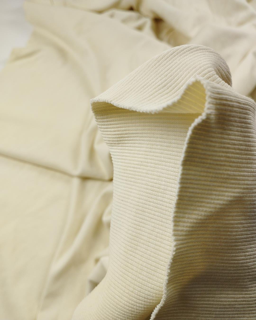 Krem Renkte Kaşkorse Ribana (En  100 cm x Boy  200 cm)