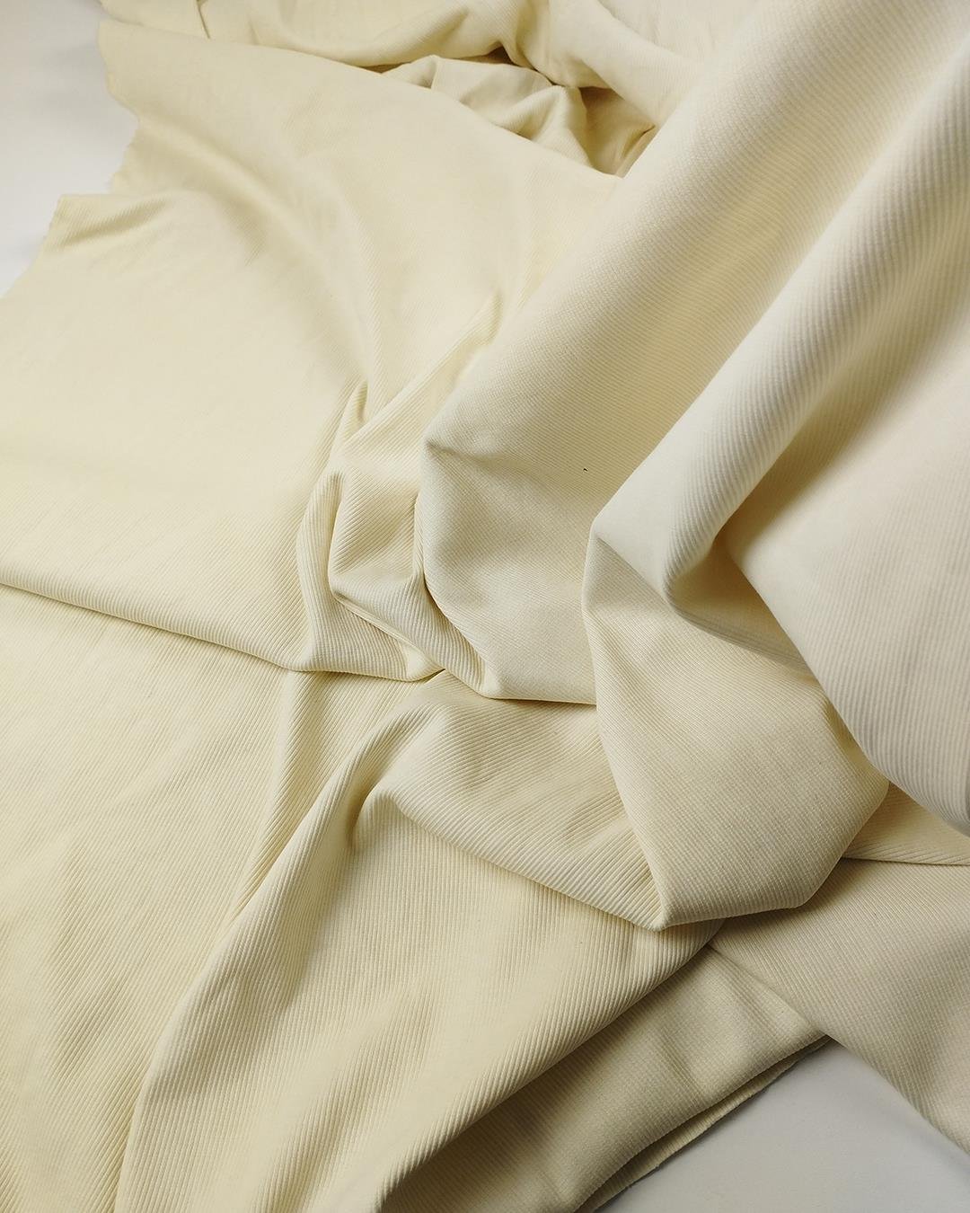 Krem Renkte Kaşkorse Ribana (En  100 cm x Boy  200 cm)