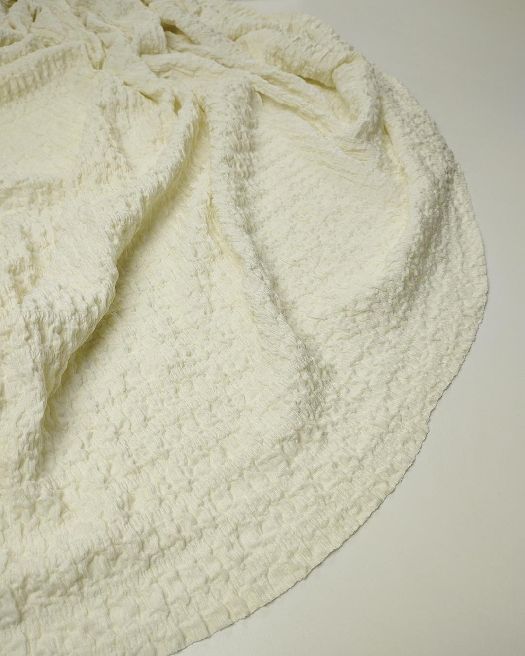 Krem Renkte Waffle Jarse (En  130 cm x Boy 250 cm)