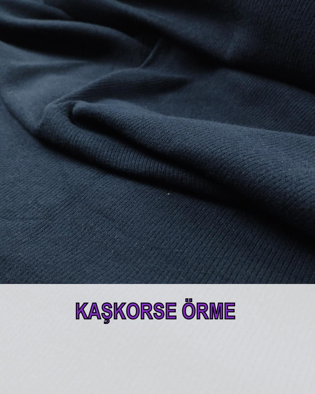 Lacivert Renkte Kaşkorse Örme En: 100 