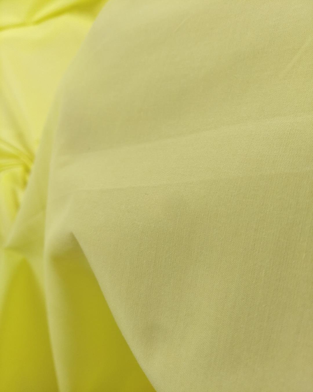 Limon Sarısı Renkte Pamuklu Dokuma (En  150 cm x Boy  175 cm)