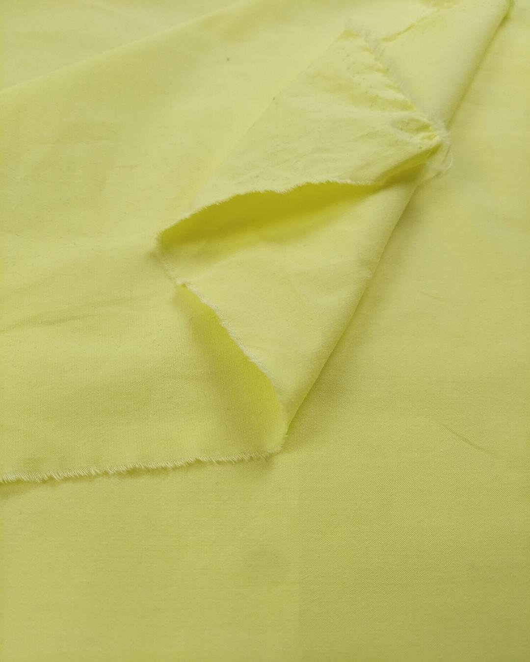 Limon Sarısı Renkte Pamuklu Dokuma (En  150 cm x Boy  175 cm)