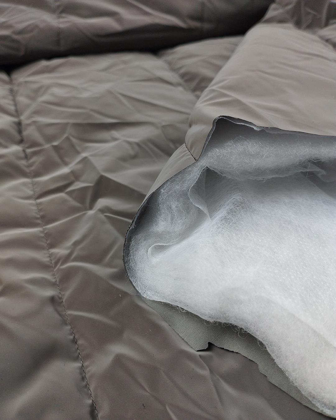 Montluk Kapitone Gri Füme Arası Renkte (En 140 cm x Boy 350 cm)
