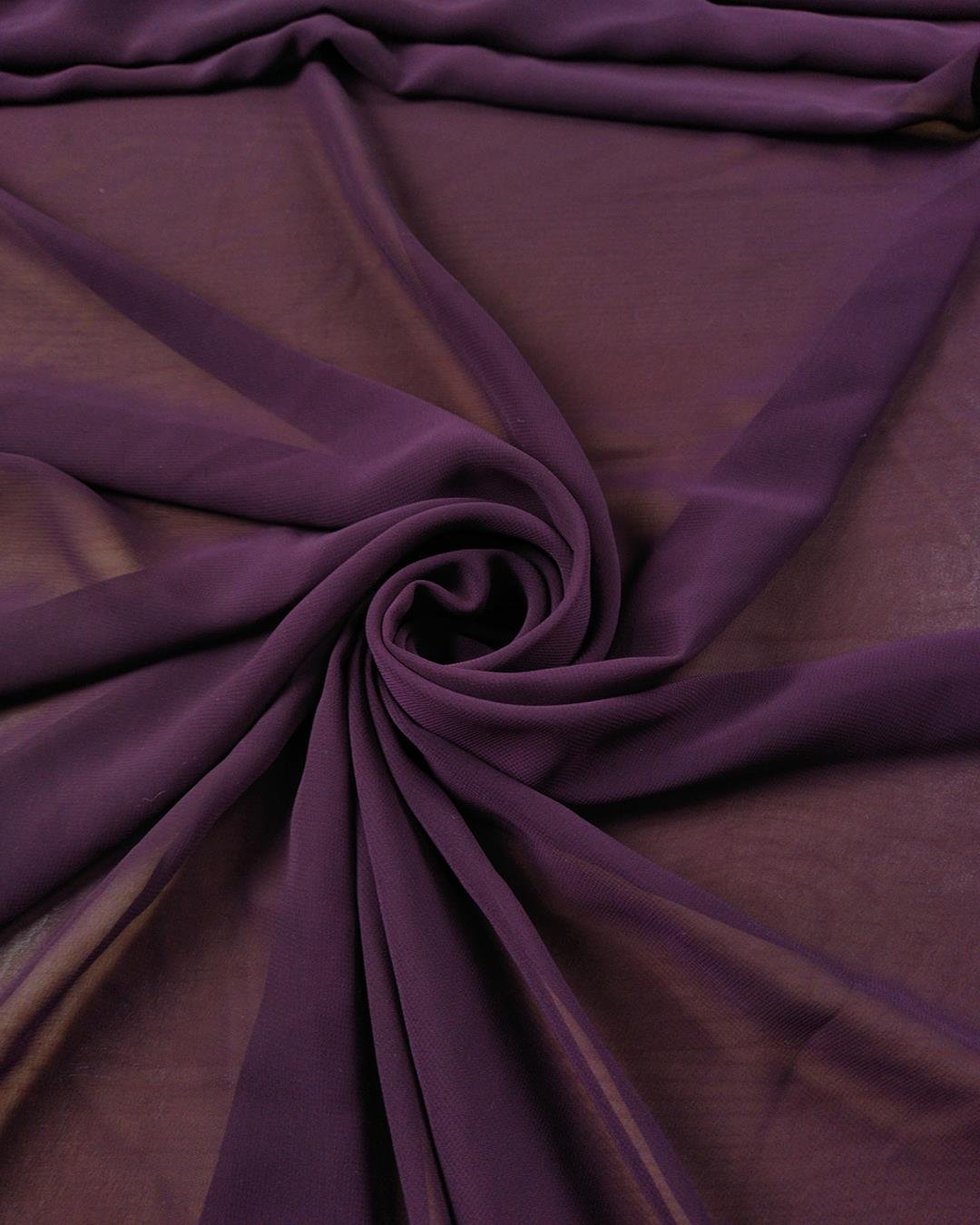 Multi Şifon Koyu Mor En: 150 cm