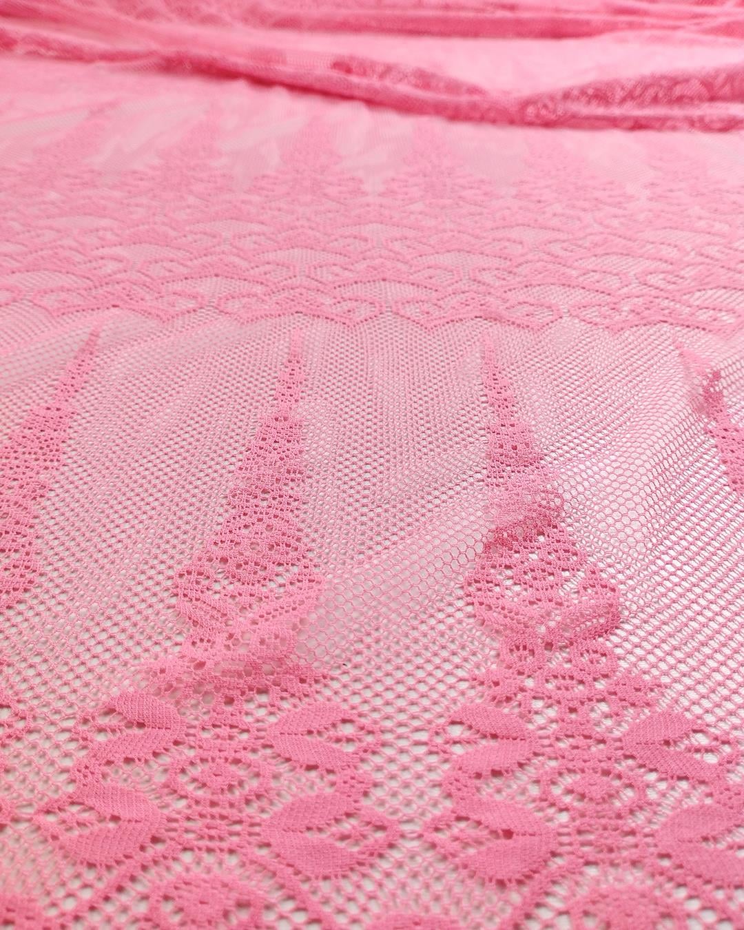 Neon Pembe İnce Örme (En 150 cm x Boy 160 cm)