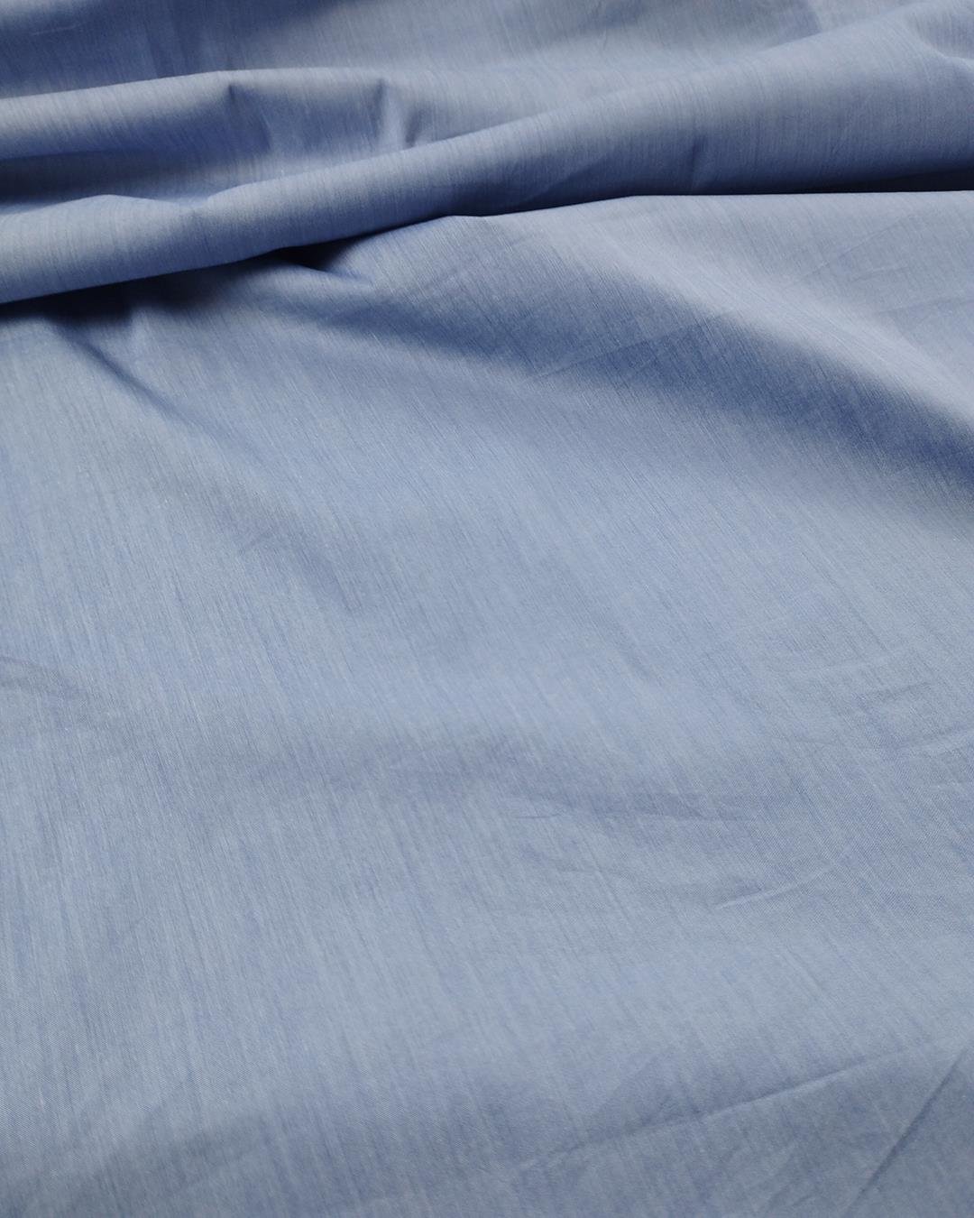 Pamuklu dokuma Açık Kırçıllı Mavi Renkte (En 130 cm x Boy 270 cm)