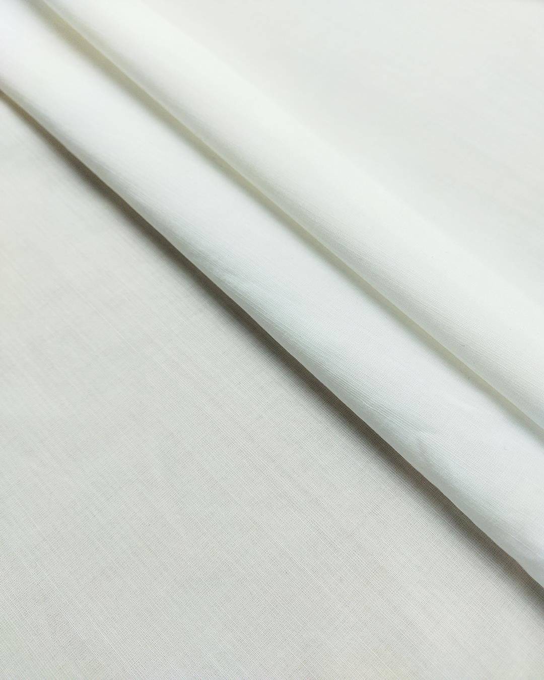 Pamuklu Dokuma Kırık Beyaz Renkte (En 150 cm x Boy 175 cm)