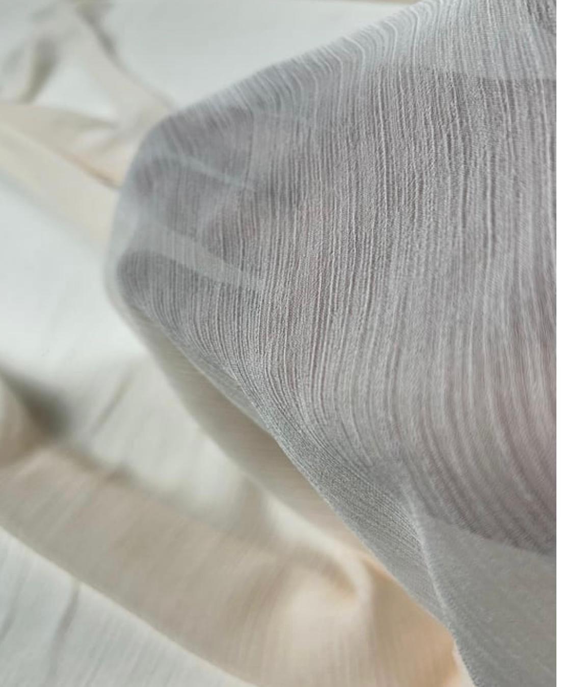 Pastel Uçuk Somon Renkte Kırinkıl Şifon (En  150 cm x Boy  150 cm)