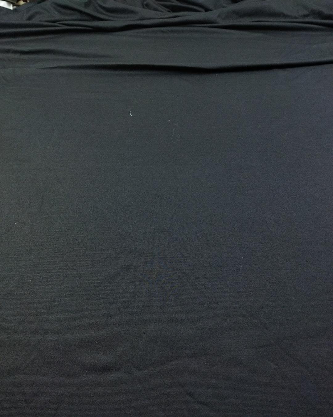 Penye Jarse Arası İnterlok Örme Siyah Renkte (En 150 cm x Boy 180 cm)
