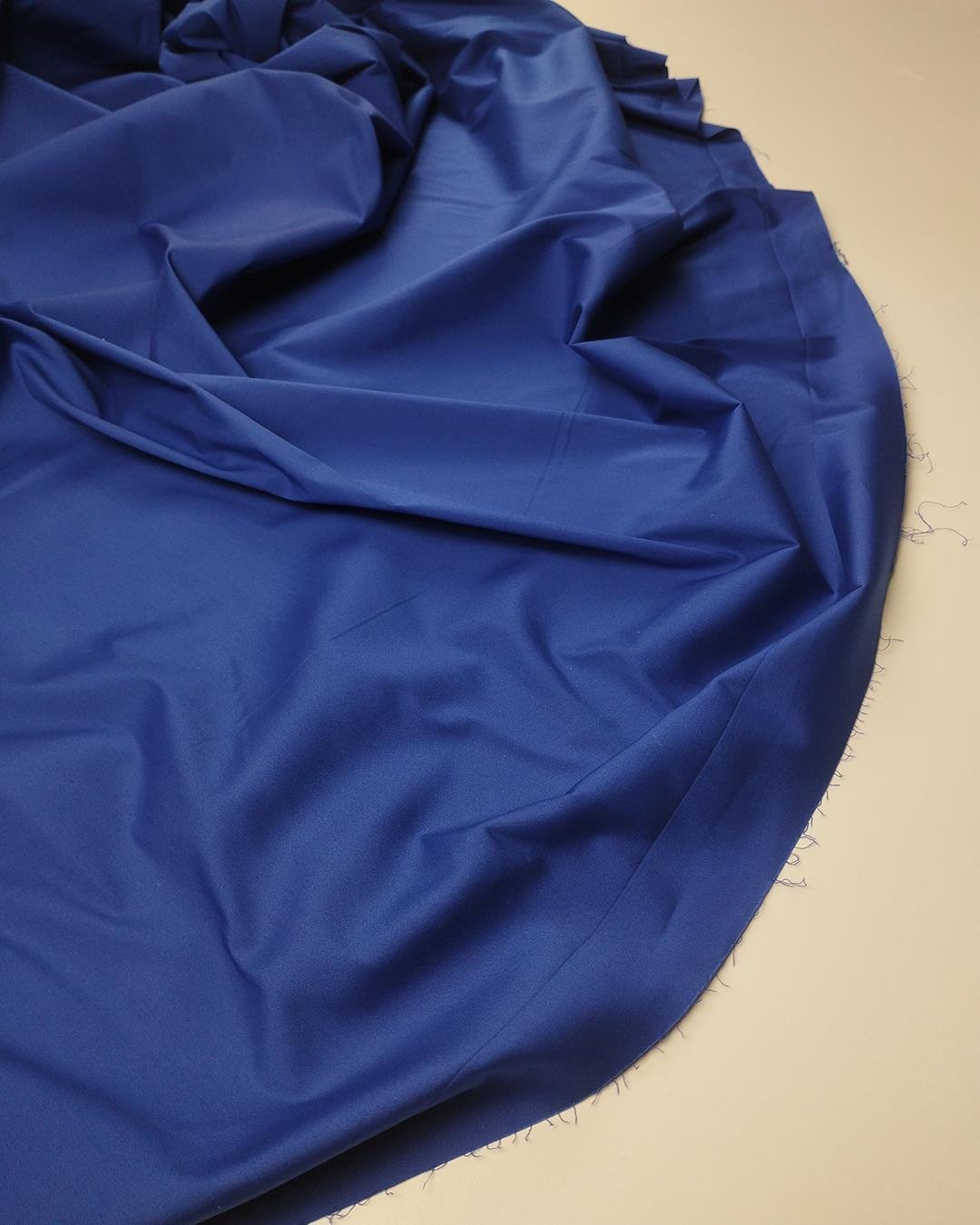 Saks Mavisi Renkte Pamuklu Dokuma En: 150 