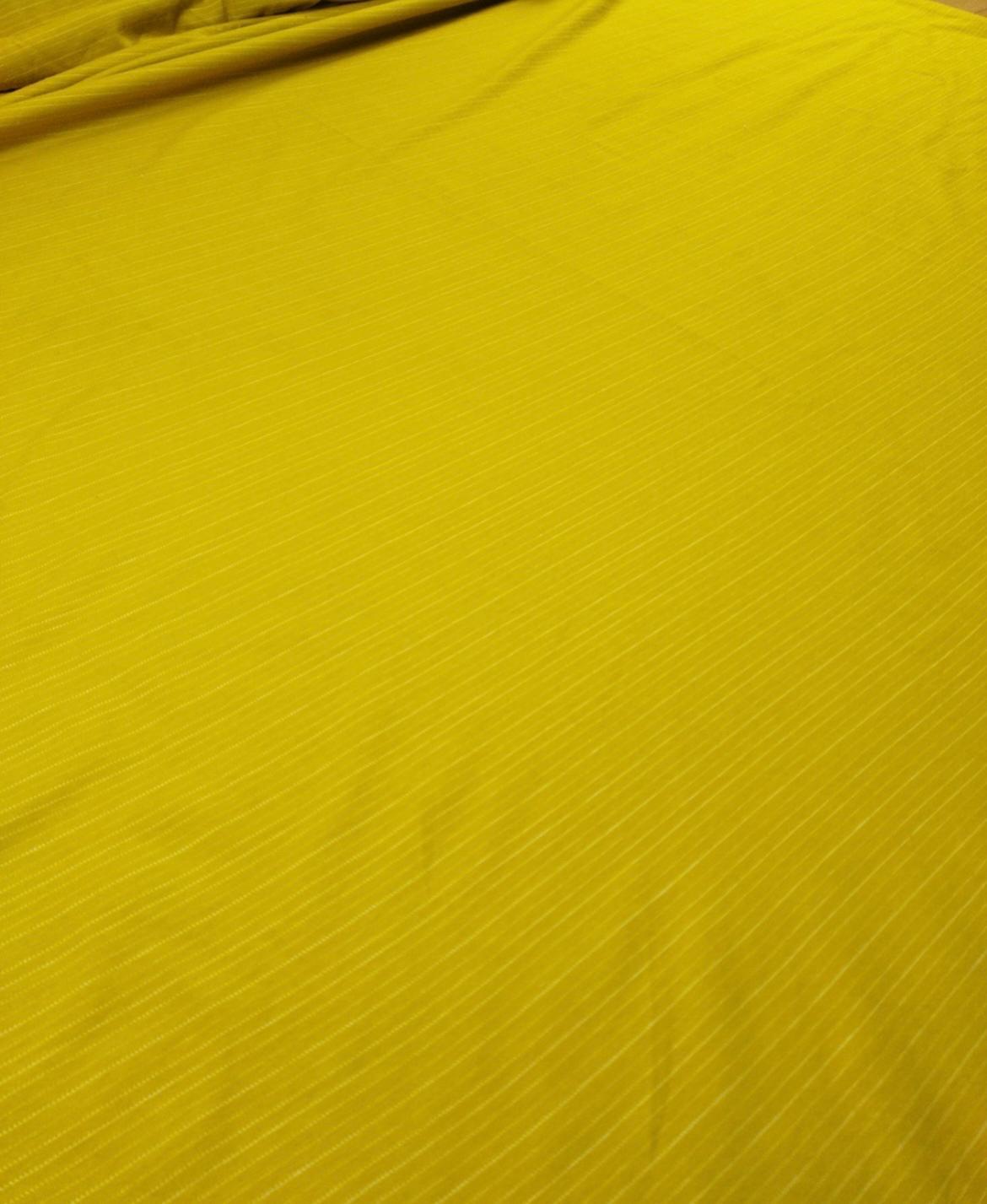 Sarı Ekru Çizgili Süprem Penye (En 140 cm x Boy 190 cm)