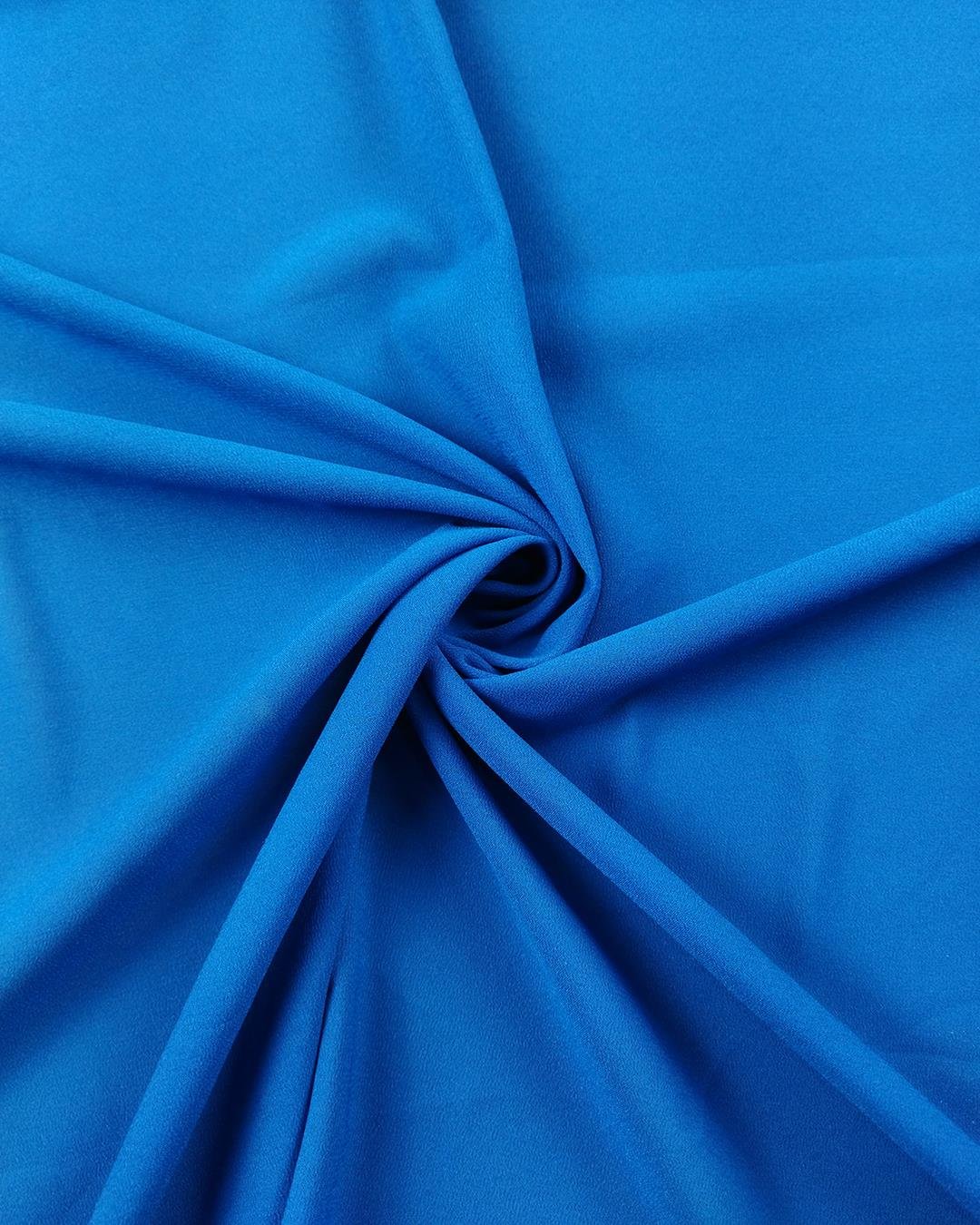 Şifon Mavi Renkte (En 150 cm x Boy 245 cm)