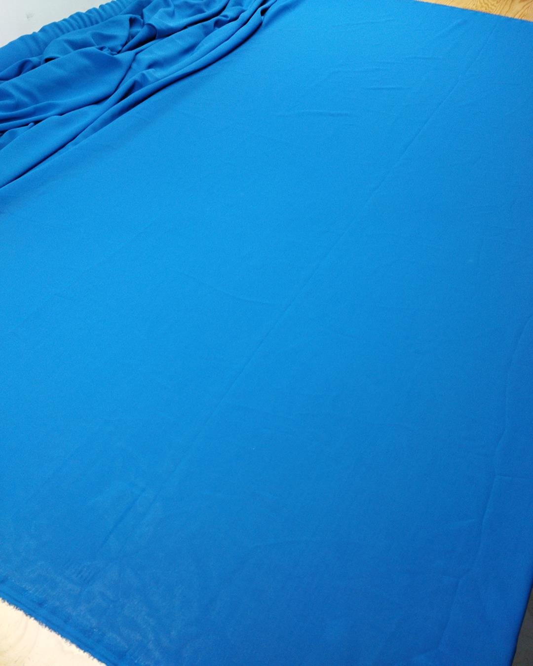 Şifon Mavi Renkte (En 150 cm x Boy 245 cm)