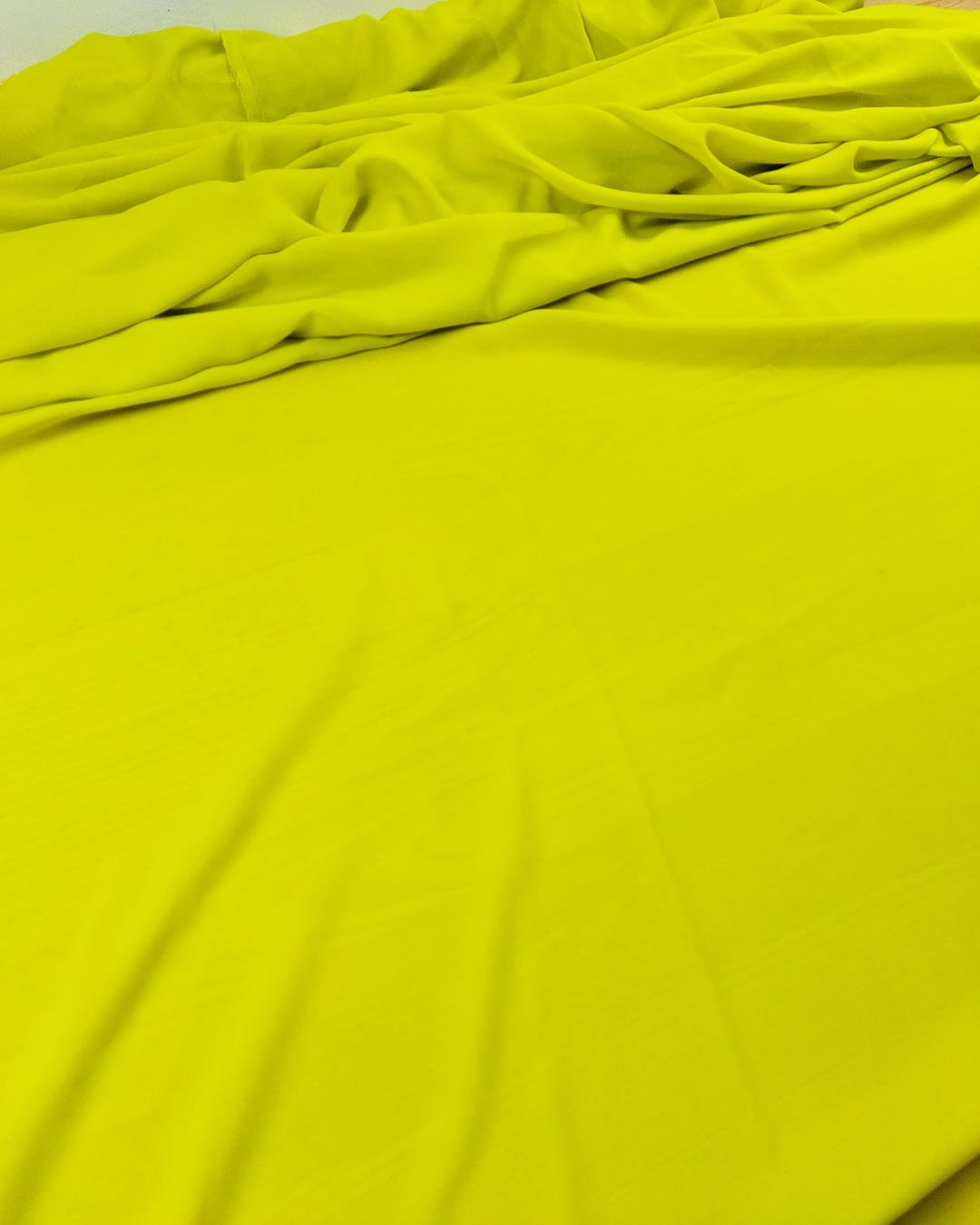 şifon Yeşil Sarı Arası Renkte (En 140 cm x Boy 240 cm)