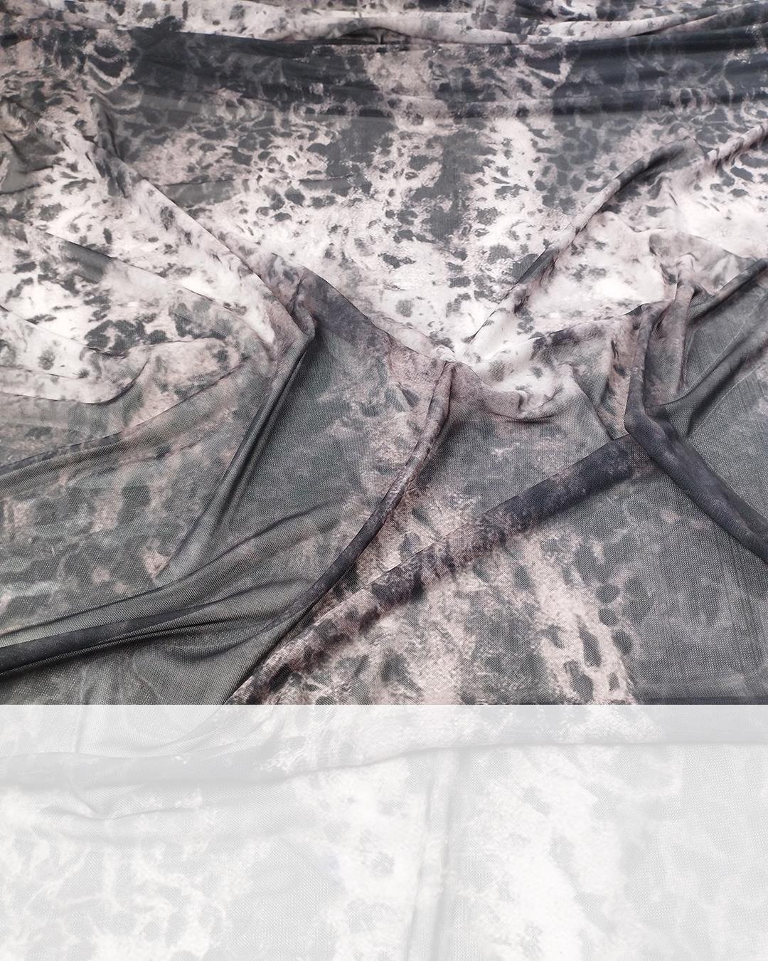 Siyah Antrasit Renkte Batik Desen File (En 140 cm x Boy 260 cm)