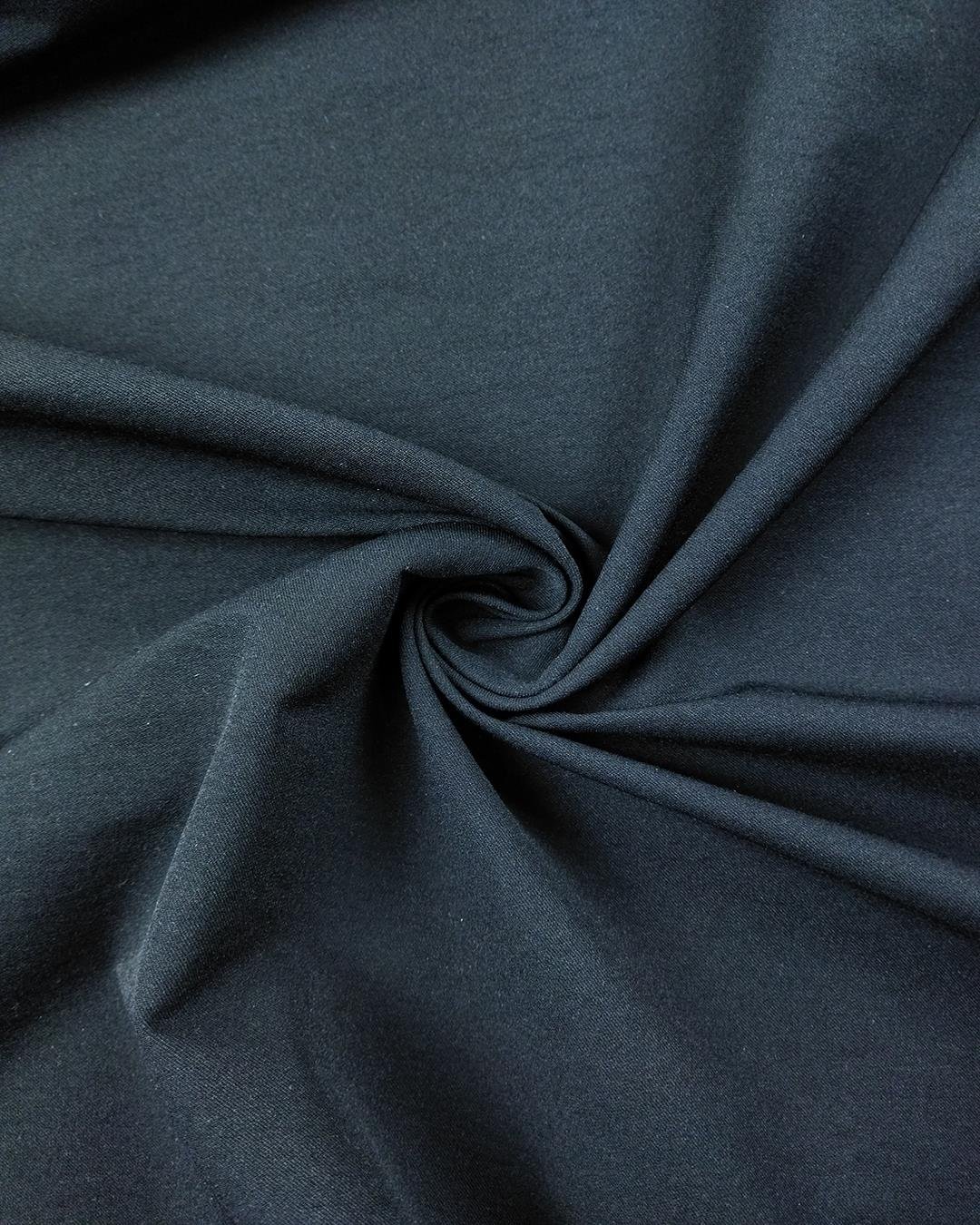 Siyah Renkte Boyuna Esnek Gabardin (En 150 cm x Boy 150 cm)